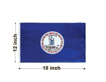 12"x18" Virginia Nylon Outdoor Flag